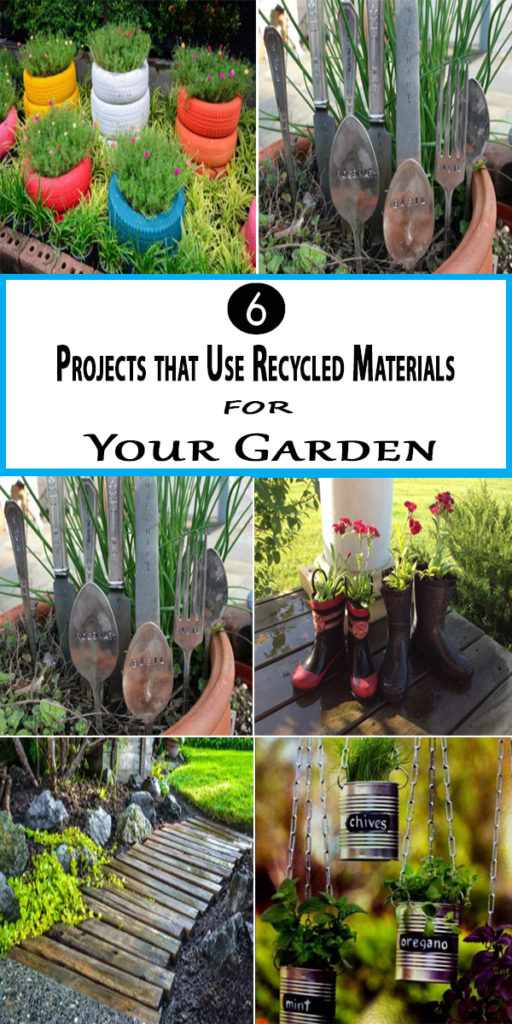 6 Projects that Use Recycled Materials for Your Garden