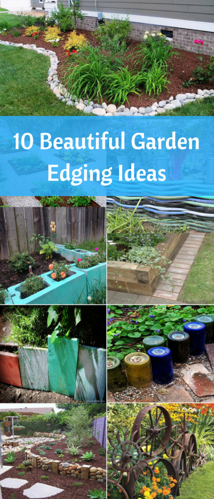 10 Beautiful Garden Edging Ideas - URBAN GARDENING IDEAS